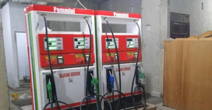 Jual Pertamini (Pom Mini) Digital dan Manual 1, 2, 3 Tabung Nozzle Murah Terpercaya